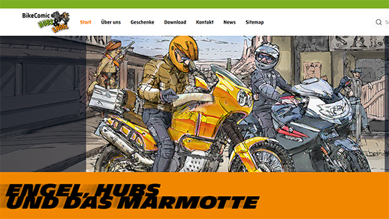 Webseite BikeComic