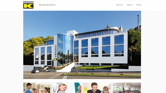 Internetauftritt Sportschule Kiedaisch GbR